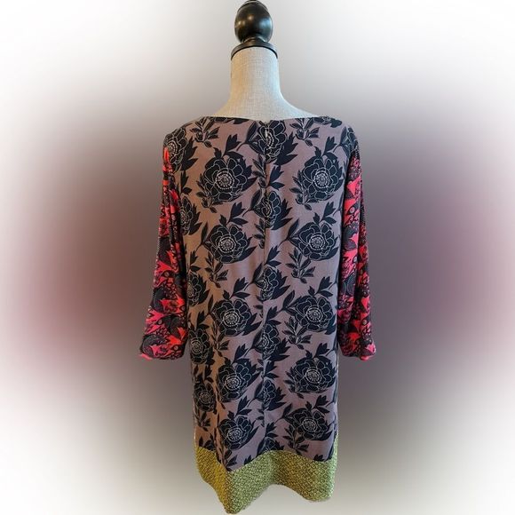 🌺Whitestuff🌺 Mixed Print Shift Dress / Size EU 42 - US 12 - Picture 2 of 7